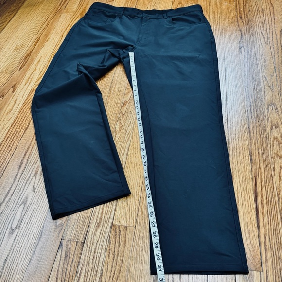 Greg Norman Men’s 40x32 Performance Stretch Classic Office Black Pant - Picture 12 of 14
